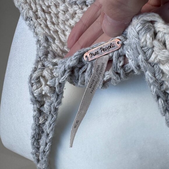 Free People Stars that Shine Chunky Knot Sheer Large Hole‎ Crochet Distress M - Picture 4 of 7